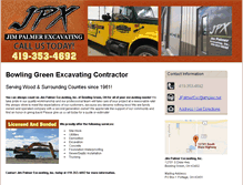 Tablet Screenshot of jimpalmerexcavating.com
